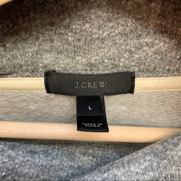 J. Crew • Gray Cowl Neck Tunic Sweatshirt - Picture 4 of 5
